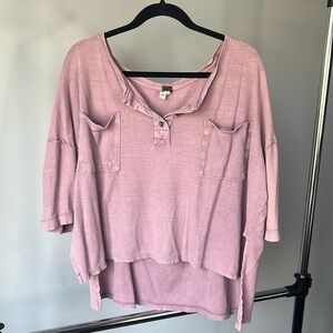 🩷 FP Short Sleeve Blouse ( imperfect )